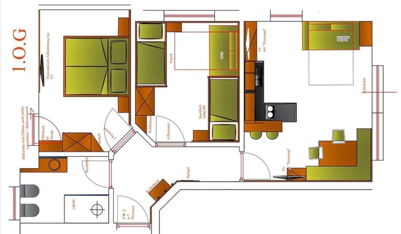 Haughof Apartement Laerchenweide Verano Exteriör bild